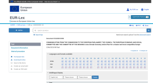 Action Plan for a cleaner and more competitive Europe